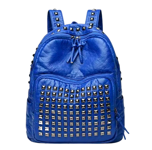 Rivet Mini Backpack - Blue