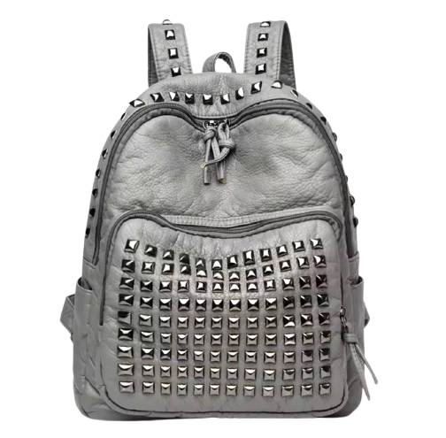 Rivet Mini Backpack - Grey