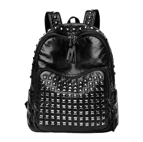 Rivet Mini Backpack - Black